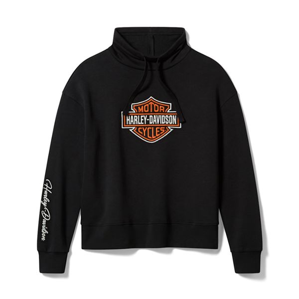 FALL 2026 Dámská černá mikina Harley-Davidson - 99115-26VW