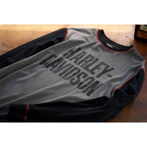 2026 ARRIVAL Pánské tričko COLORBLOCK BLACK 99181-24VM