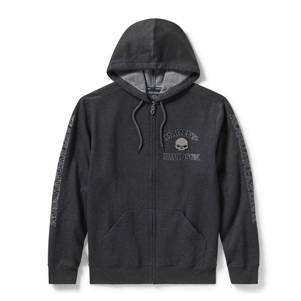 2026 ARRIVAL Willie G™ Skull Zip Front Hoodie