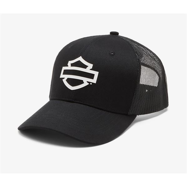 DEALER EXCLUSIVE Trucker čepice – Harley Black – 99400-26VX