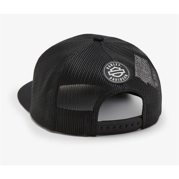 DEALER EXCLUSIVE Trucker čepice – Harley Black – 99400-26VX
