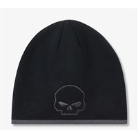 FALL 2026 Pánská čepice Harley-Davidson Willie G Skull Knit – Černá – 99407-26VM