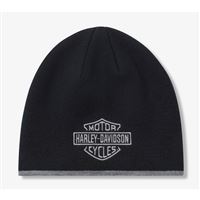 FALL 2026 Pánská čepice Harley-Davidson Bar & Shield Knit – Černá – 99408-26VM