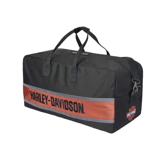 2026 ARRIVAL - Sportovní taška black/orange - 99633