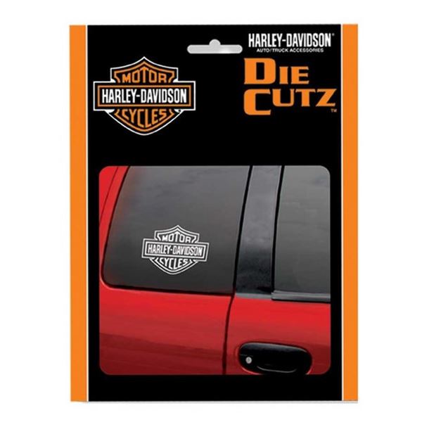 2026 ARRIVAL BAR & SHIELD  WINDOW DECAL WHITE CG3614 – samolepka