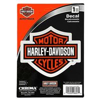 2026 ARRIVAL VINYL DECAL ORANGE/BLACK / CG8657 – samolepka Bar & Shield