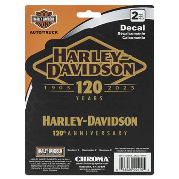 Nálepka 120TH Harley-Davidson CG99477