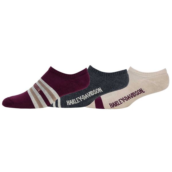 Dámské kotníkové ponožky Harley-Davidson 3 pack D89313170-990