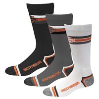 Pánské ponožky Harley-Davidson Wolverine Retro Rider 3 páry– D99218870-990