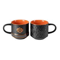 Sada dvou keramických hrnků (420 ml) Harley-Davidson HDX-98683 