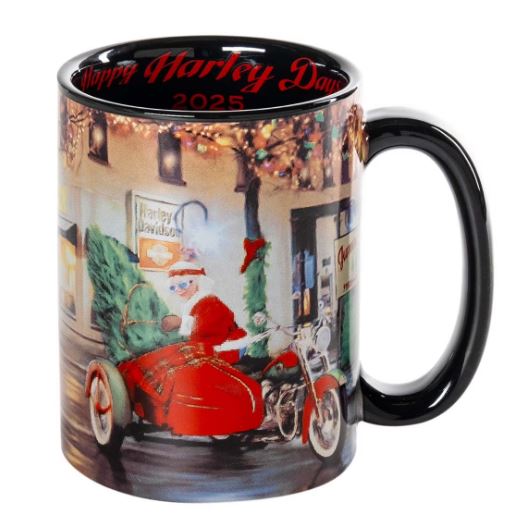 Keramický hrnek Biker Santa „Happy Harley Days 2025“ HDX-98689