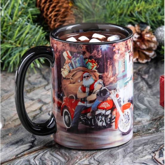 Keramický hrnek Biker Santa „Happy Harley Days 2025“ HDX-98689