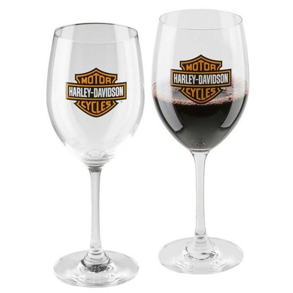 Elegantní sada vinných sklenic Harley-Davidson HDX-98708