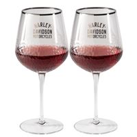 Sada dvou sklenic na víno Harley-Davidson HDX-98758