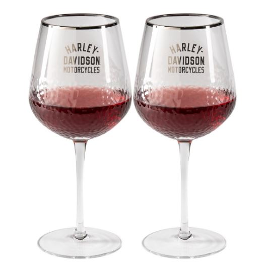 Sada dvou sklenic na víno Harley-Davidson HDX-98758