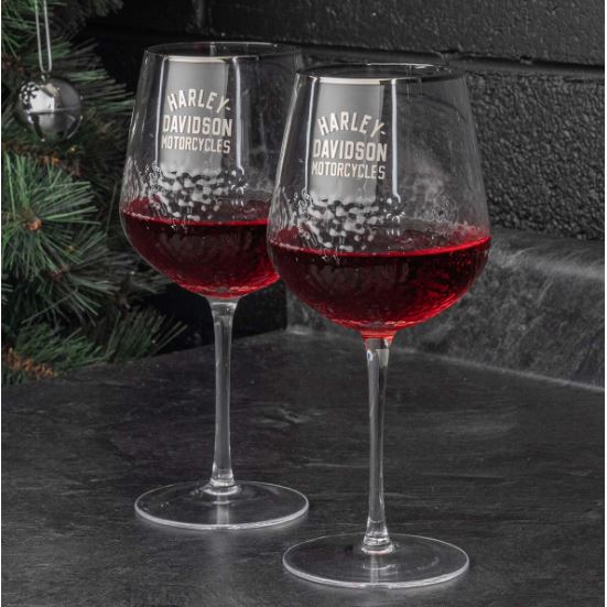 Sada dvou sklenic na víno Harley-Davidson HDX-98758