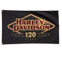 Vlajka 120TH Harley-Davidson HDX-99257
