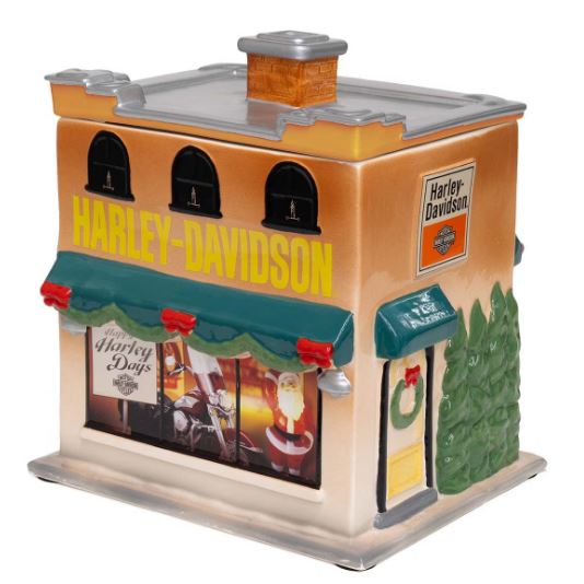 Keramická dóza na sušenky (1,8 L) ve tvaru H-D dealerství HDX-99344