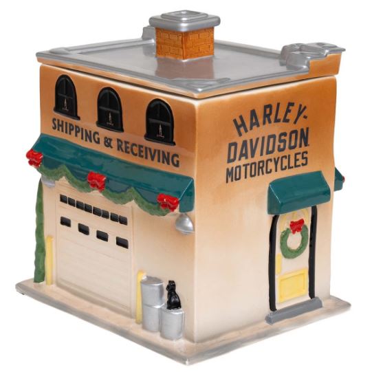 Keramická dóza na sušenky (1,8 L) ve tvaru H-D dealerství HDX-99344