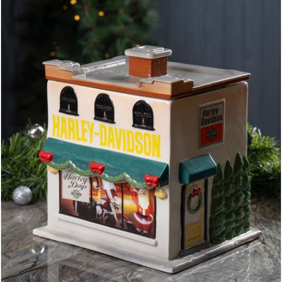 Keramická dóza na sušenky (1,8 L) ve tvaru H-D dealerství HDX-99344