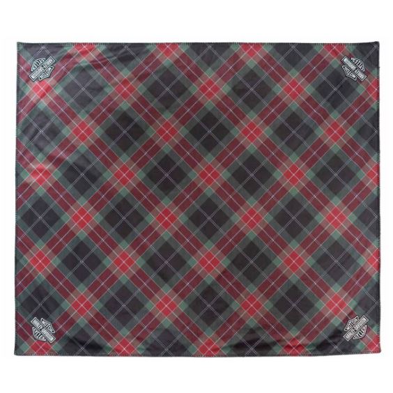 Vánoční kostkovaná deka Harley-Davidson HDX-99353