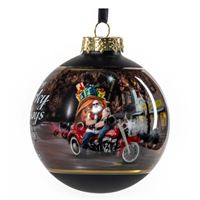 Vánoční koule  Biker Santa HDX-99355