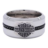 Pánský prsten logo Harley-Davidson HSR0032