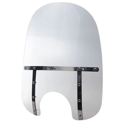 Klasicky stylový „Fat“ windshield Memphis (53,5 cm) - MEM3410
