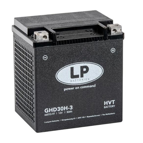 LP BATTERY GEL – 12 V, 30 Ah (166×130×175 mm)
