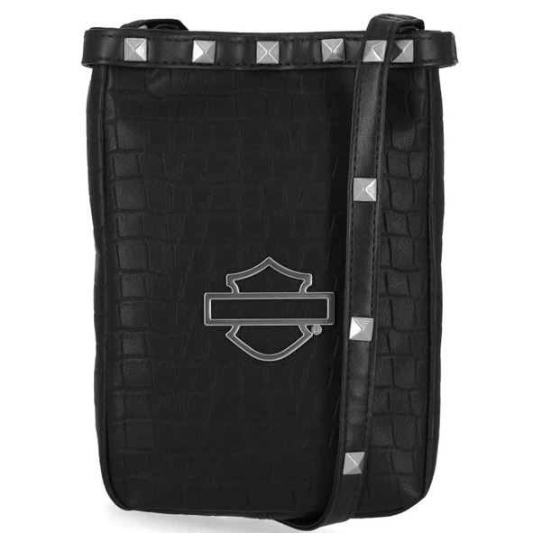 Dámská kabelka Harley-Davidson krokodýlí kůže - černá MHW142/08 F25