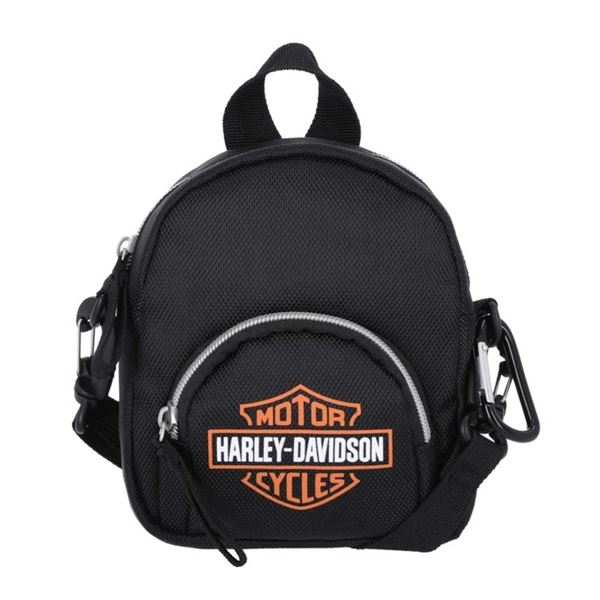 Dámský černý mini batoh - kabelka Harley-Davidson - MHW163/108