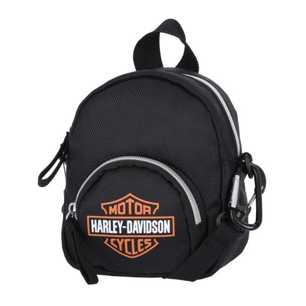 Dámský černý mini batoh - kabelka Harley-Davidson - MHW163/108