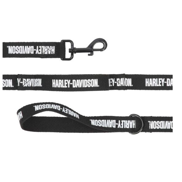 Vodítko pro psa černé Harley-Davidson MPC104/08