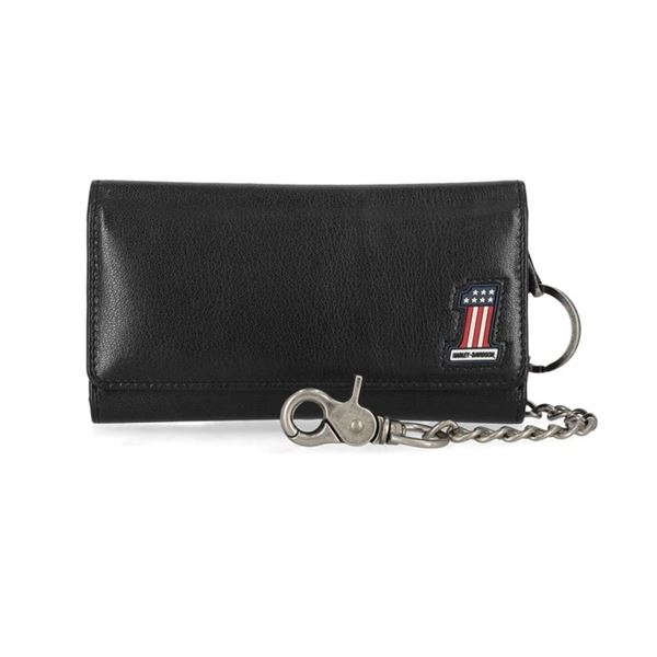 Trucker Chain peněženka  black Harley-Davidson -  MWM123/08