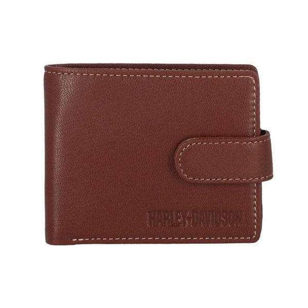 Harley-Davidson kožená Billfold Peněženka s Coin Pocket - MWM130/01