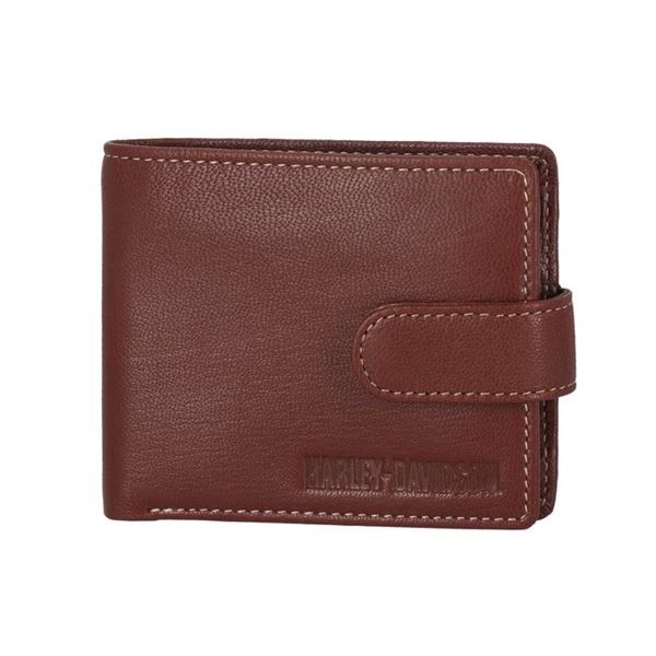 Harley-Davidson kožená Billfold Peněženka s Coin Pocket - MWM130/01