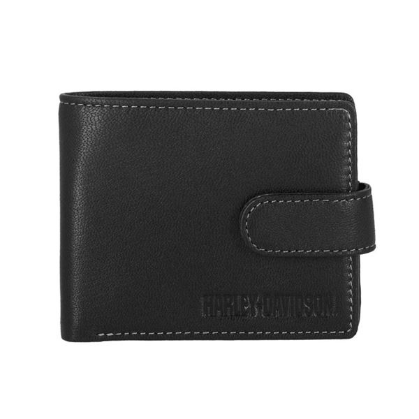 Harley-Davidson kožená Billfold Peněženka s Coin Pocket - MWM130/08
