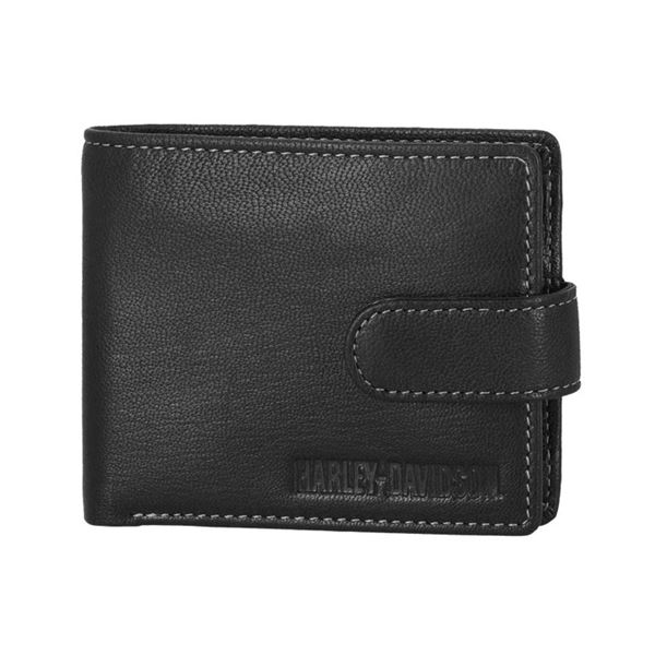 Harley-Davidson kožená Billfold Peněženka s Coin Pocket - MWM130/08