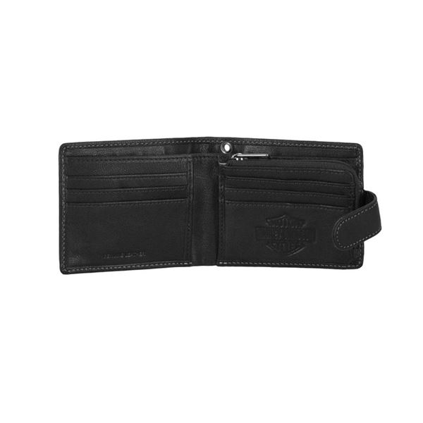 Harley-Davidson kožená Billfold Peněženka s Coin Pocket - MWM130/08