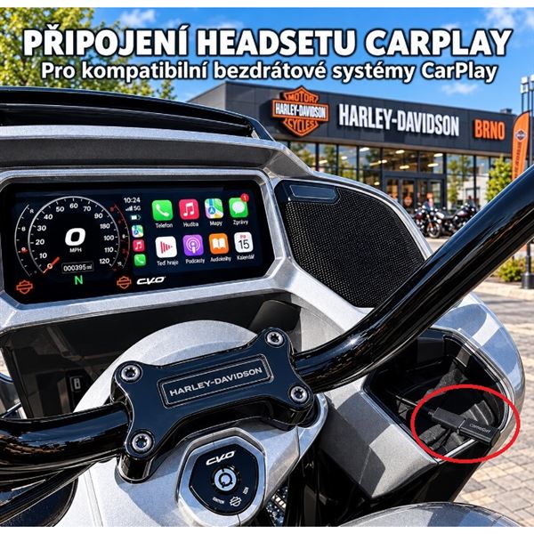 Bezdrátový CarPlay adaptér pro Bluetooth - X004O6WGEP