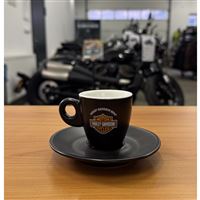 Hrnek na espresso Harley Davidson Brno černý - Matný